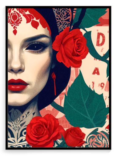 Quadro Rainha de Espadas II